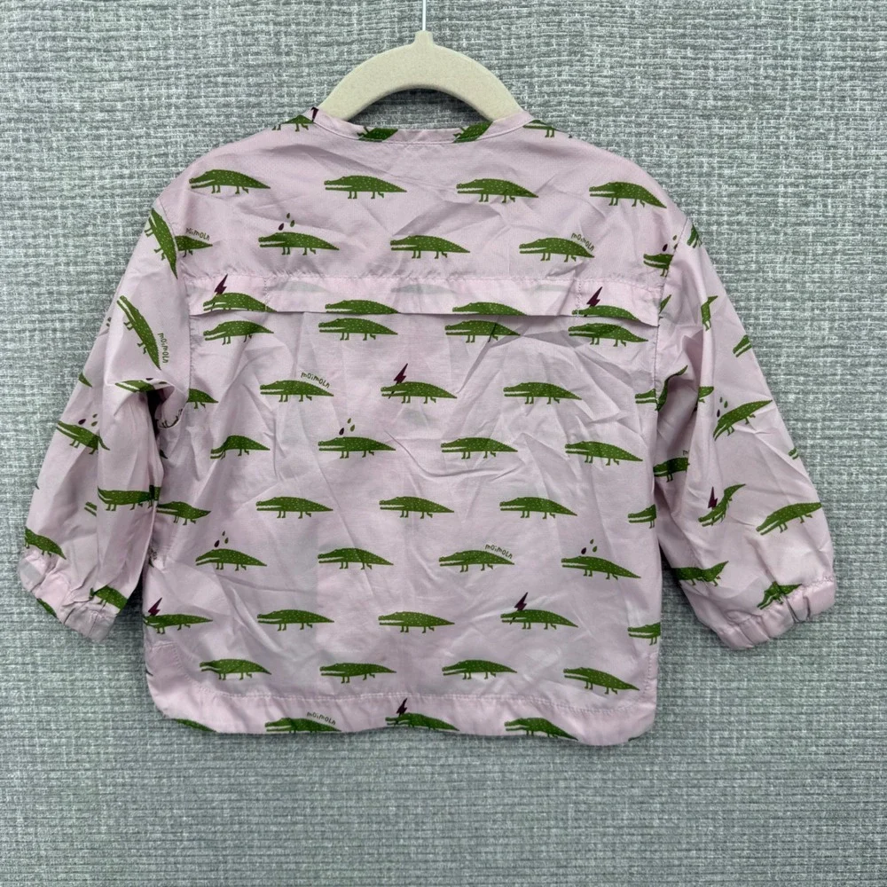 MoiMoiLn‎ Kids GirlPink Crocodile Print Lightweight Rain Jacket 90 Sz 2T 90